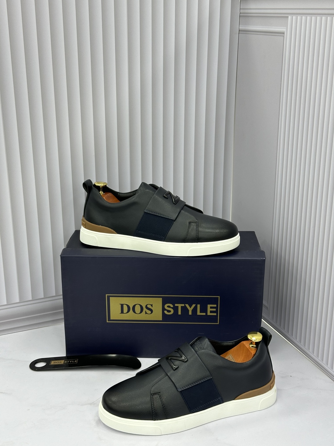 Лоферы DOS STYLE синий