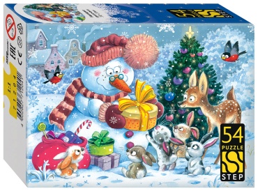 Пазл Step Puzzle пазл Новогодние приключения-2 54 деталей