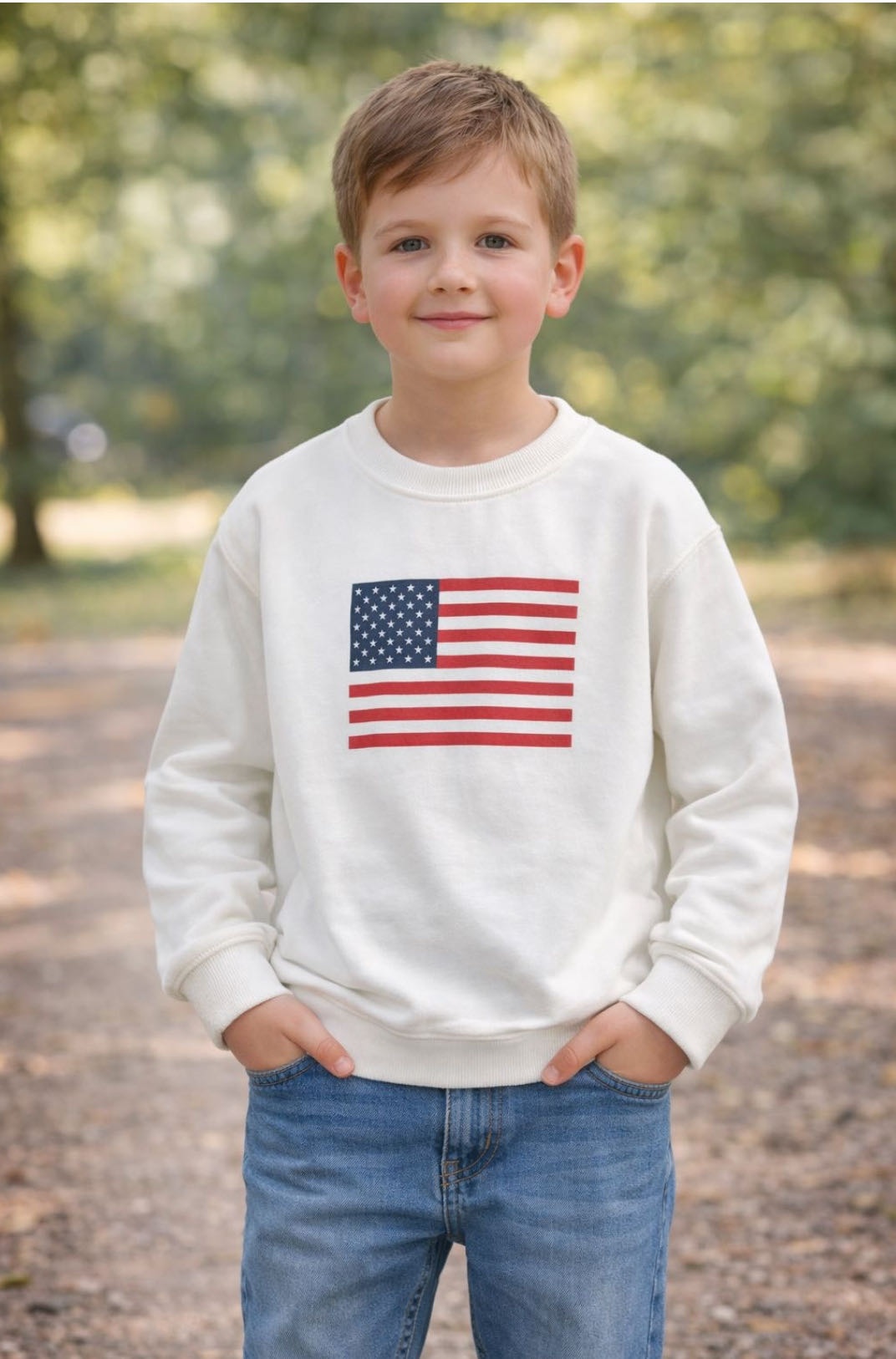 Свитшот белый