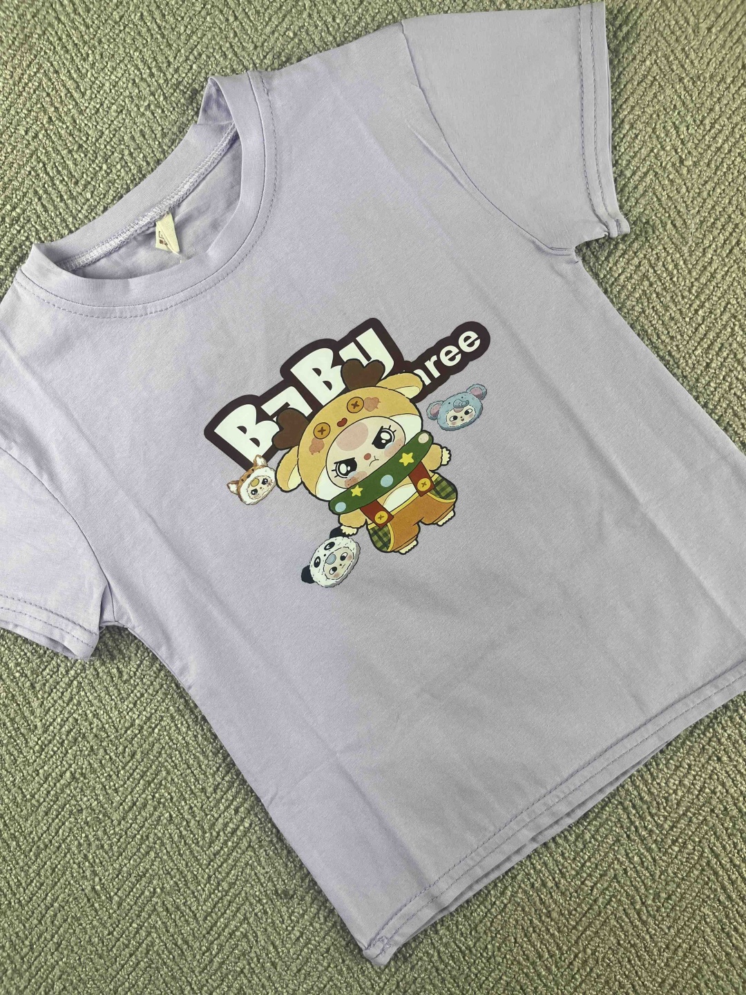 Футболка BABY THREE пудра