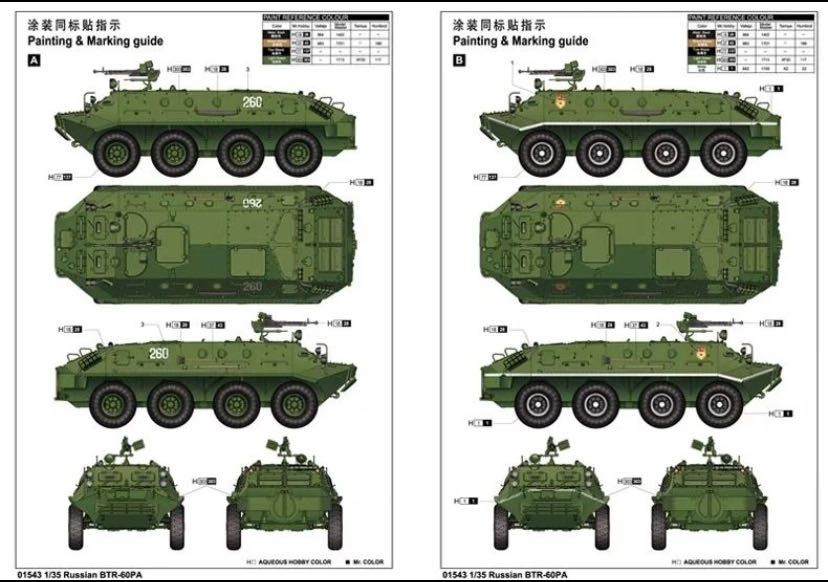 Модель Российский BTR-60PA