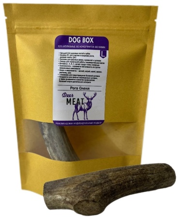 Лакомство DOG BOX Рог оленя 100 г