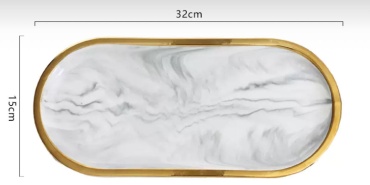 Поднос 30252133_372814830 гипс, 1 шт
