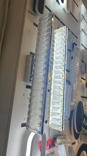 Бра настенный, накладной LED, хром