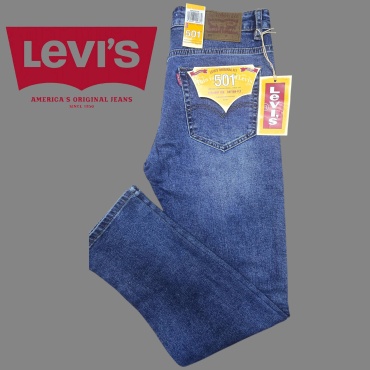 Джинсы прямые Levis 501 синий