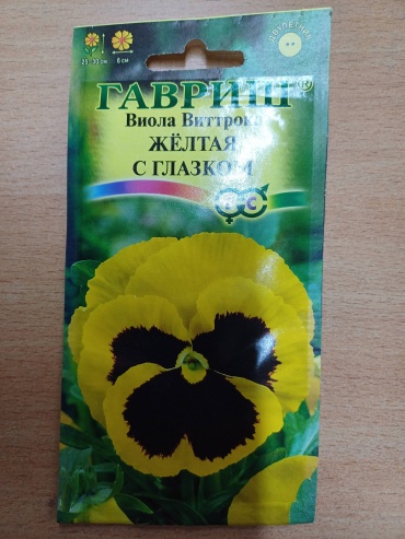 Гавриш виола Желтая с глазком