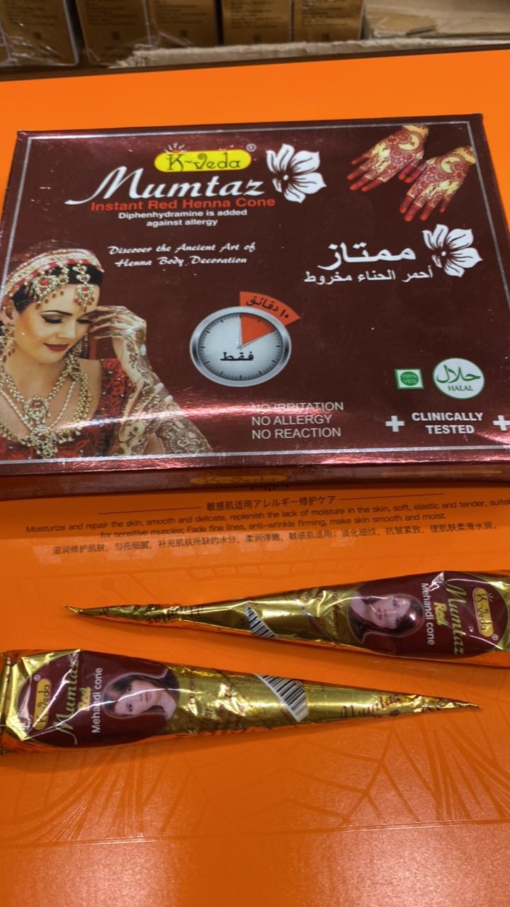 Хна Черная для рисования на теле мехенди mumtaz , 1 шт