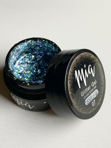Mia гель для дизайна Glitter gel 07 5 мл