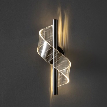 Бра настенный LOFT Style LED, черный