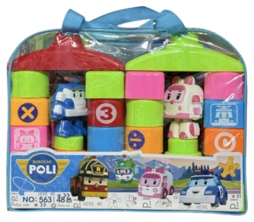 Конструктор Robocar Poli, деталей 48 шт