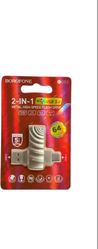 USB Flash карта Borofone BUD3 64 Гб