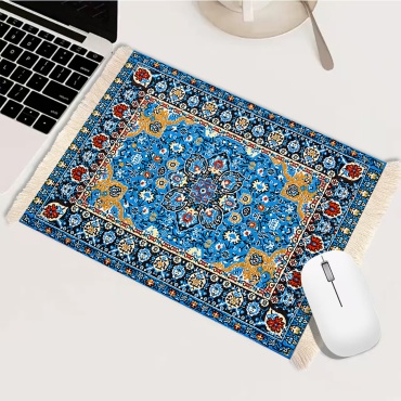 MELQWEI carpet blue 270x180x3 мм рисунок
