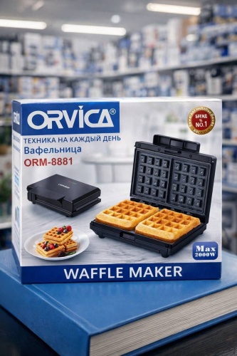 Вафельница Orvica ORM-8881 черный