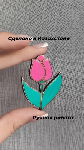Брошь Sofi_anna_ дерево, ювелирная смола, без вставок
