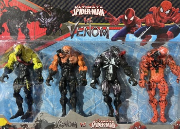 Фигурка DEFATOYS Веном Карнаж 15 см 4 шт
