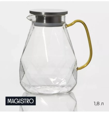 Кувшин Magistro 1.8 л, стекло