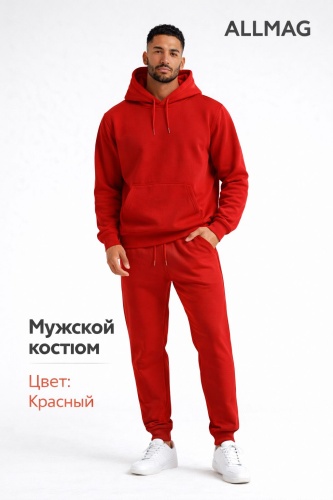 Повседневный костюм Allmag красный