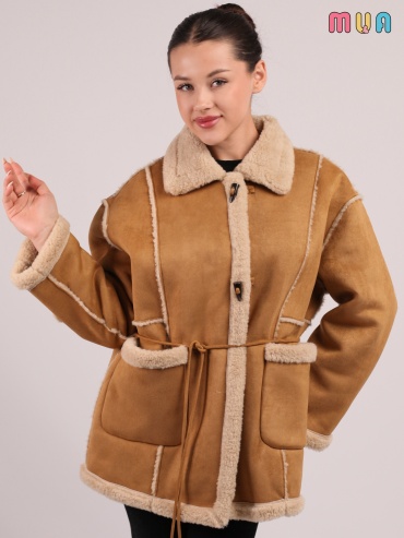 Дубленка MUA бронзовый