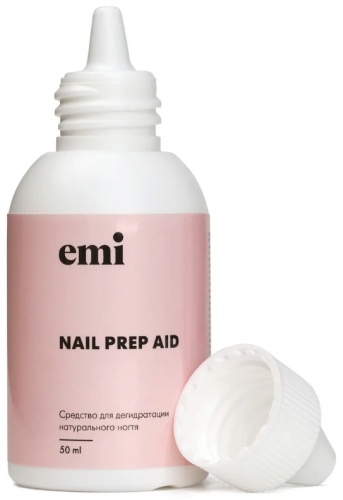 E.Mi Nail Prep Aid – средство для дегидратации натурального ногтя, 50 мл дегидратор 50 мл