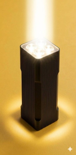 Внешний аккумулятор Hoco Q15 (LED Strong Flashlight &amp; Power Bank) 10000 мАч 22.5 Вт черный