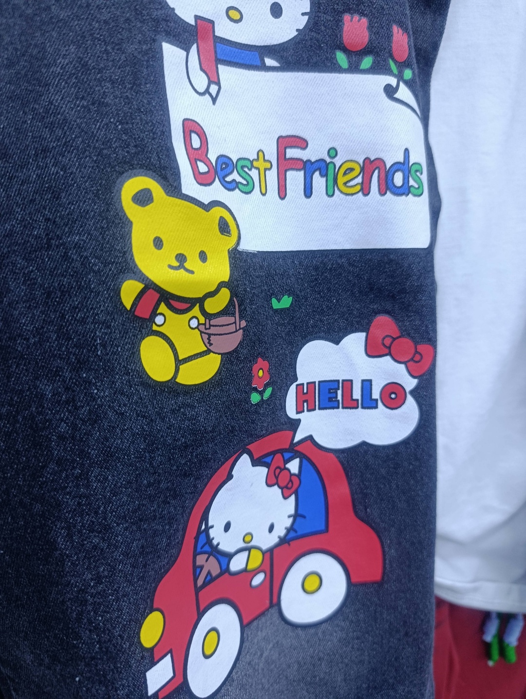 Рубашка Hello Kitty черный