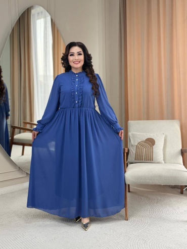 Национальный костюм FASHION Национальный узор синий