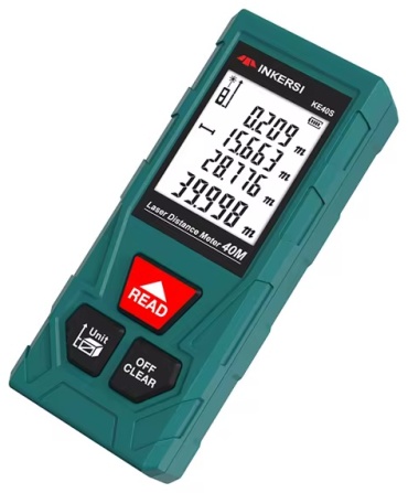Лазерный дальномер INKERSI KE40S, дальность до 40 м