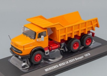 MERCEDES-BENZ LK 2624 Kipper 1979, orange / red