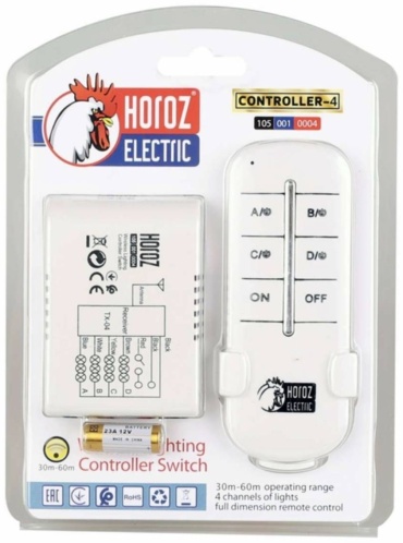 Horoz пульт управления 105-001-0004 белый 4 шт