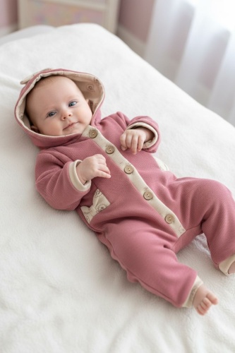 Комбинезон Bibaby розовый