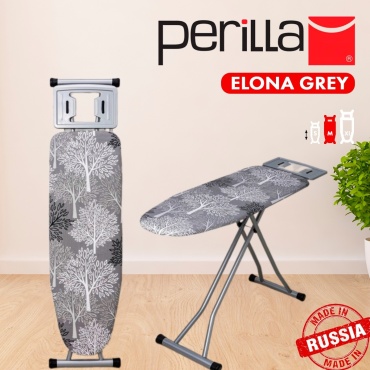 Гладильная доска Perilla напольная Elona серая 120x38