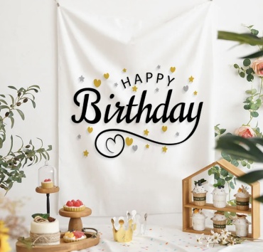 Фотозона Фотозона Happy Birthday  1,5*2м