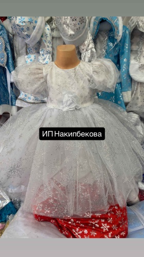 Платье Платье Снежинка костюм снежинка белый