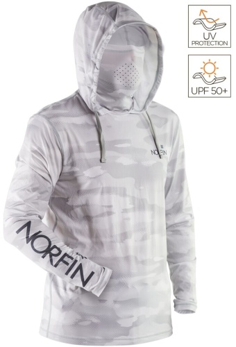 Джемпер NORFIN SUN PRO GUARD HOODIE GRAY S
