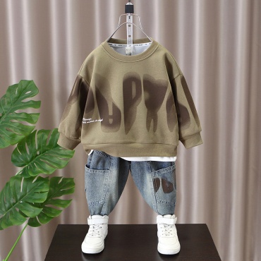 Комплект Fashion синий, хаки