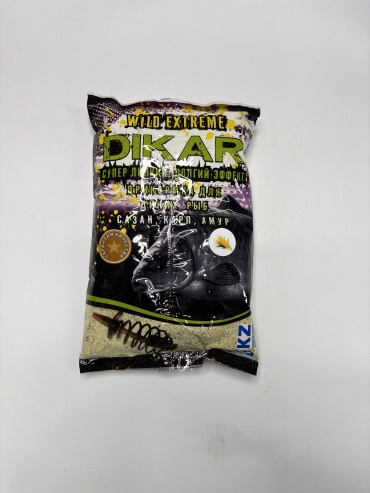 Прикормка Корм для рыбалки DIKAR Кукуруза 0.8 кг