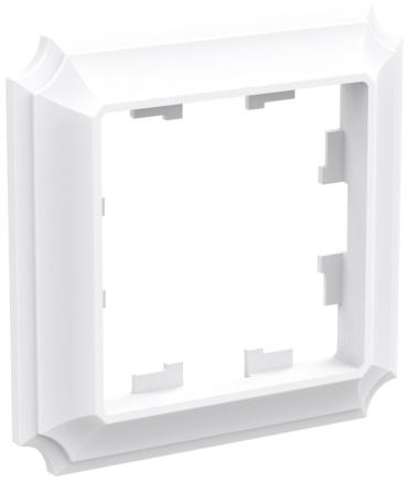 Рамка для выключателей и розеток Schneider Electric AtlasDesign Antique Рамка 1-пост белый матовый ATN101301, белый