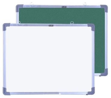 Доска SoftBoard 60х90 см, белый, зеленый