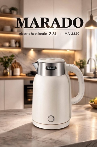 Электрочайник MARADO MA-2320 бежевый