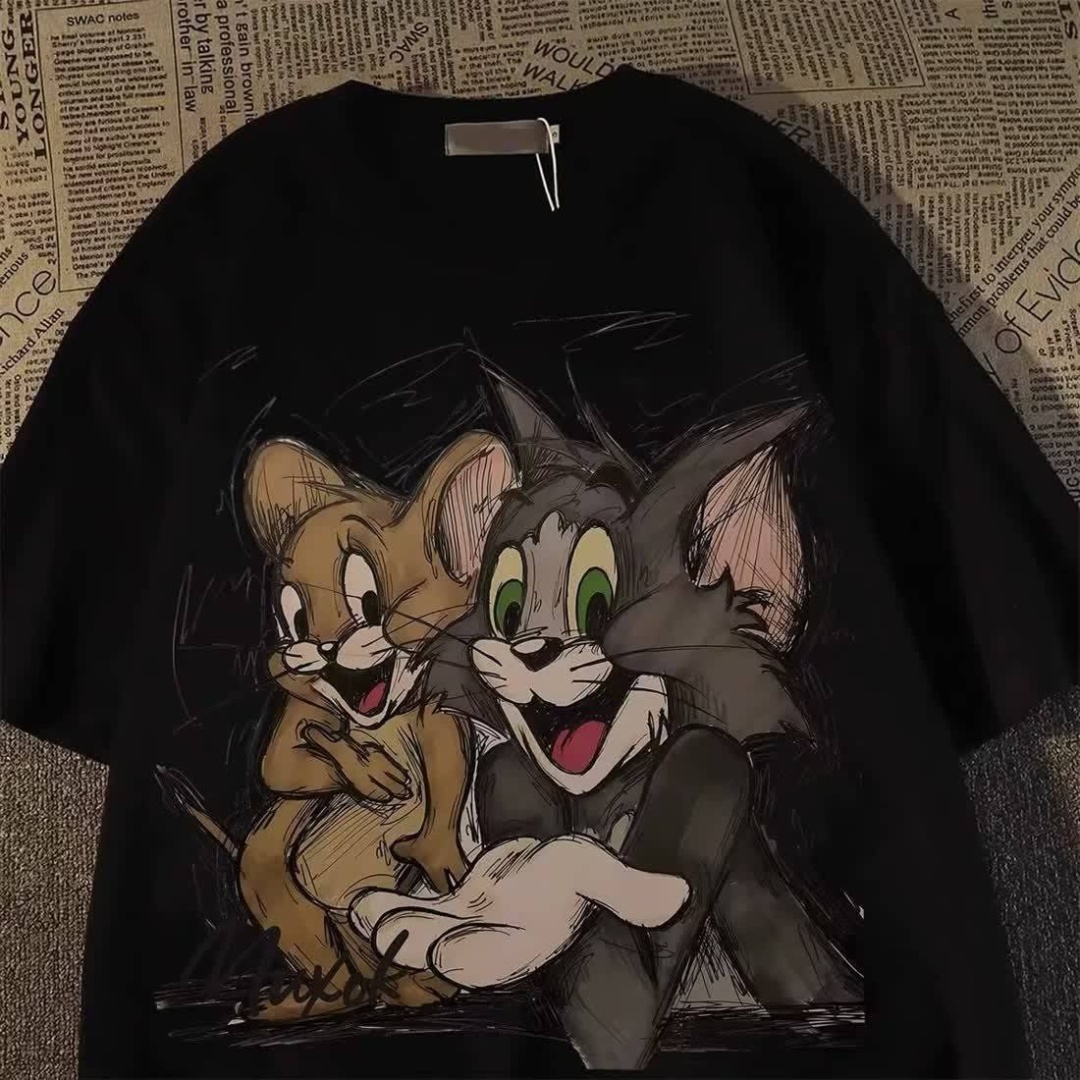 Футболка AIKYN Tom &amp; Jerry черный
