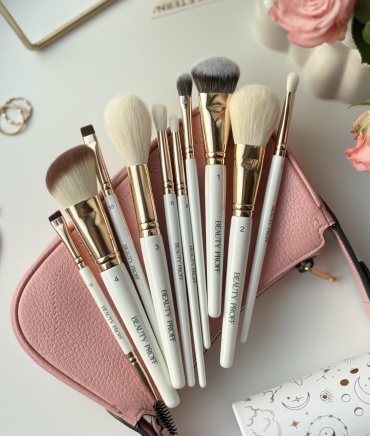 BEAUTY PROFF набор из 10 кистей White Set 10