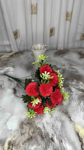 Букет хризантема 50 см, 30398464_Хризантема 50см RAFROST.KZ Красный
