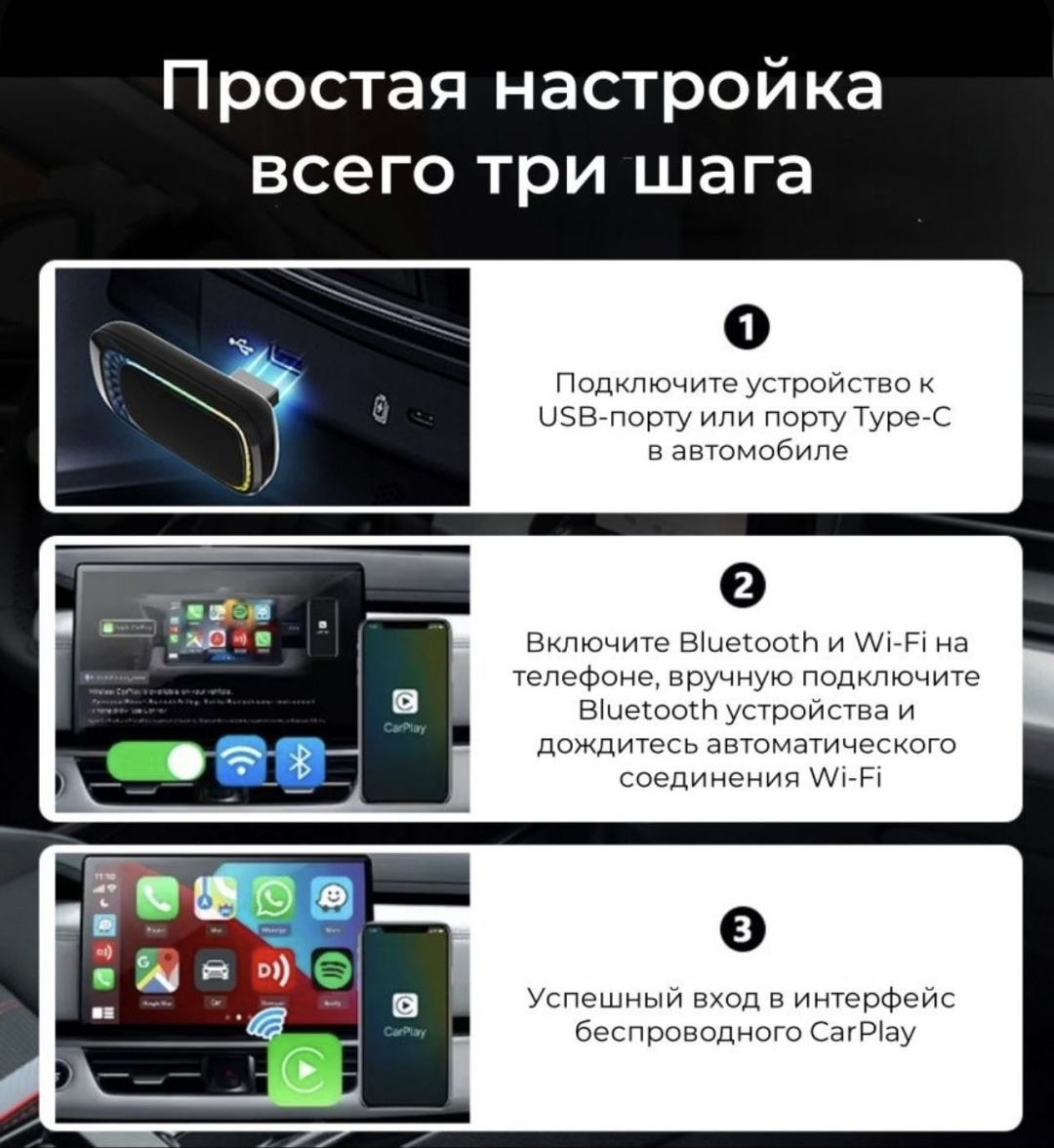 CarlinKit адаптер Z1 RGB-USB 1 шт