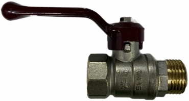 Кран шаровый Temper резьбовой (BP/HP) DN15PN40 Ду 15 (1/2)