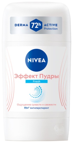 NIVEA Эффект пудры Fresh 72 часа антиперспирант для женщин 50 мл