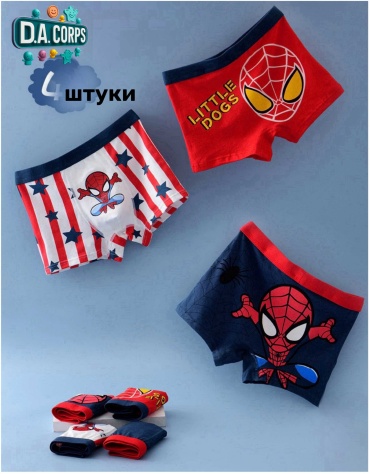 Боксеры D.A.CORPS синий, красный
