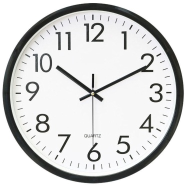 Часы кварцевые Quartz настенные, пластик