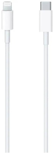 Кабель USB TypeC (M), Lightning (M), 1 м, белый