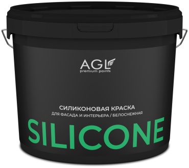 AGL акриловая SILICONE 20 кг, белый цвет