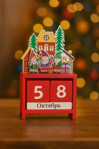 Вечный календарь Новогодний, 15x5 см